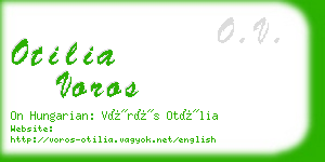 otilia voros business card